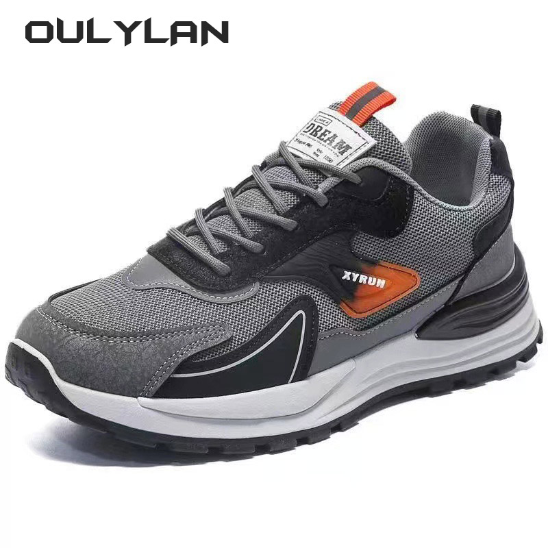 2024 Retro Comfortable Men's Shoes Fashion Mens Sneakers Autumn New Brand Design Comfortable Soft Soled Men Running Shoes