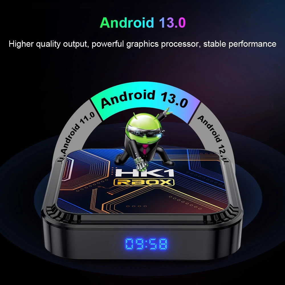 Lemado HK1RBOX K8S Smart TV Box Android 13 RK3528 8K HDR10 WIFI6 Android TV Box 2024 Media Player Set Top Box