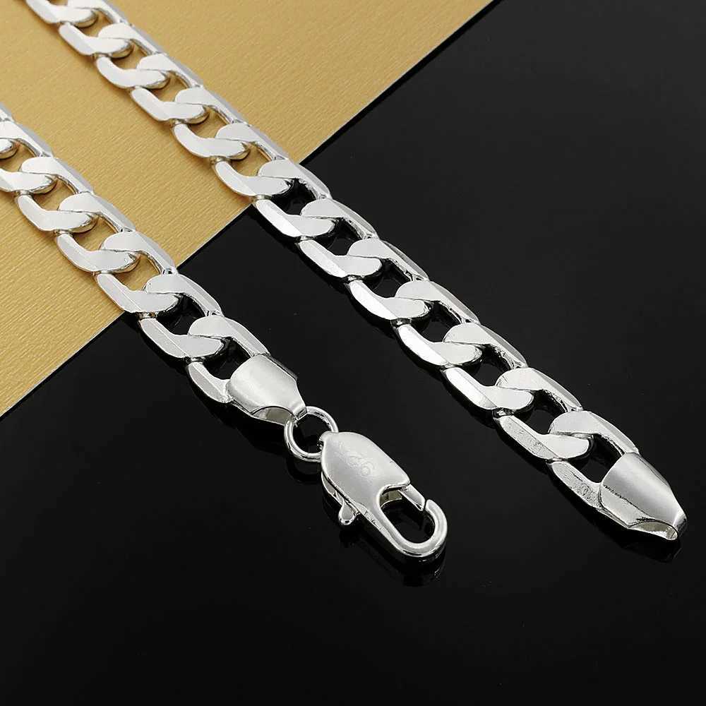 Special Offer 925 Sterling Silver Necklace for mens 20/24 Inches Classic 8MM Chain Luxury Jewelry Wedding Christmas giftsX240919