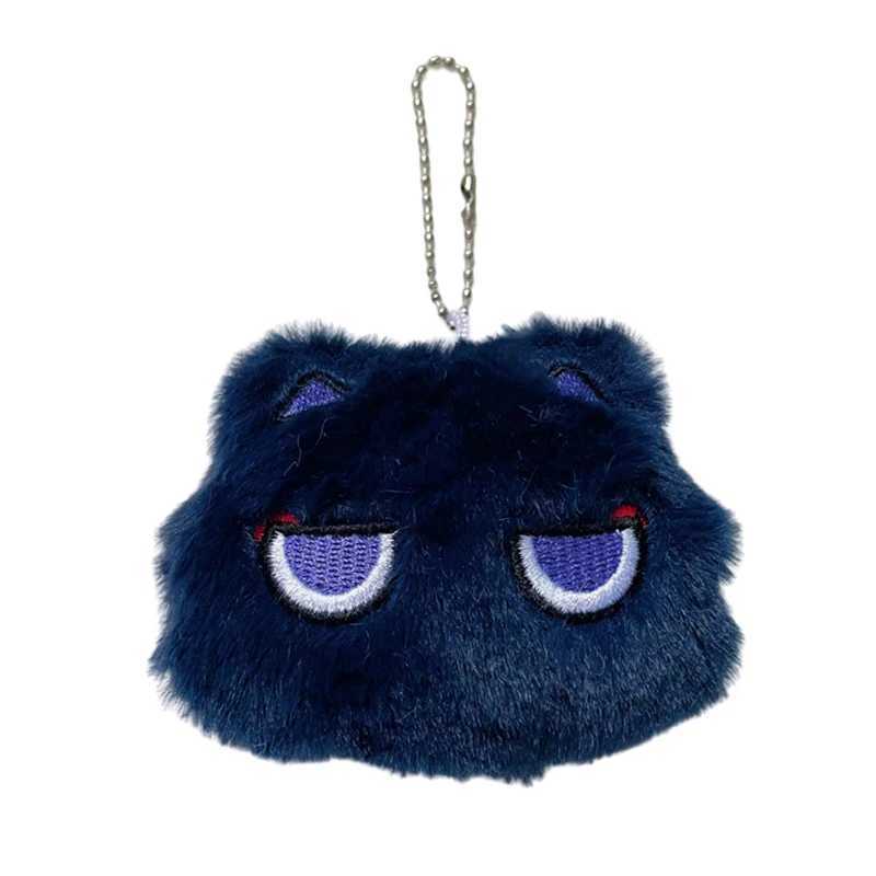Cartoon Cat Squeak Keychain Pendant Cute Plush Doll Toy Kawaii Soft Stuffed Bag Charms Decorations For Couple Friends GiftX240919