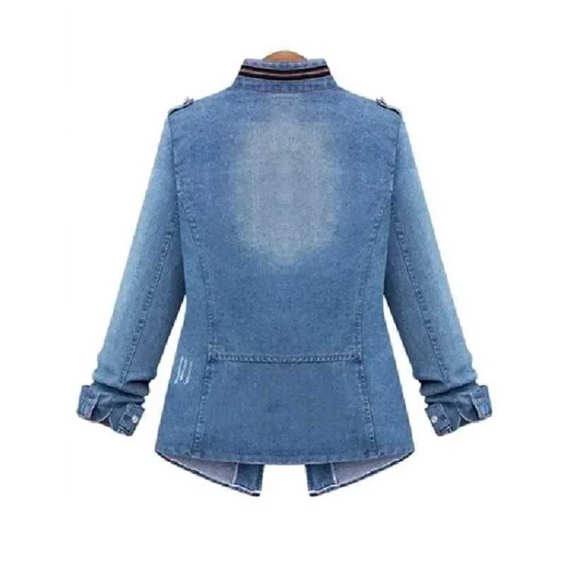 Jacket Women Traf Official Store Denim Jacket Women Ladies Denim Jacket Skinny Denim Jacket Women DenimX240920