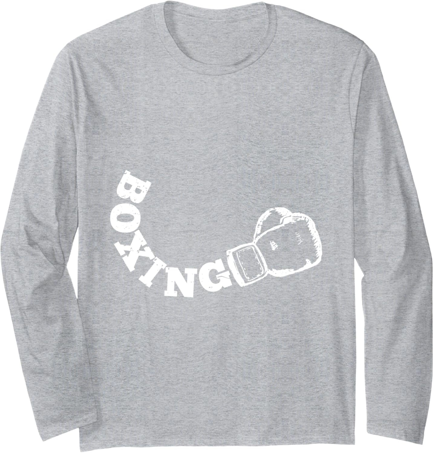 Long Sleeve Shirts for Men sweatshirt Boxing Punch Box Fighting Sport Birthday Tee Streetwear Casual tops clothes trend