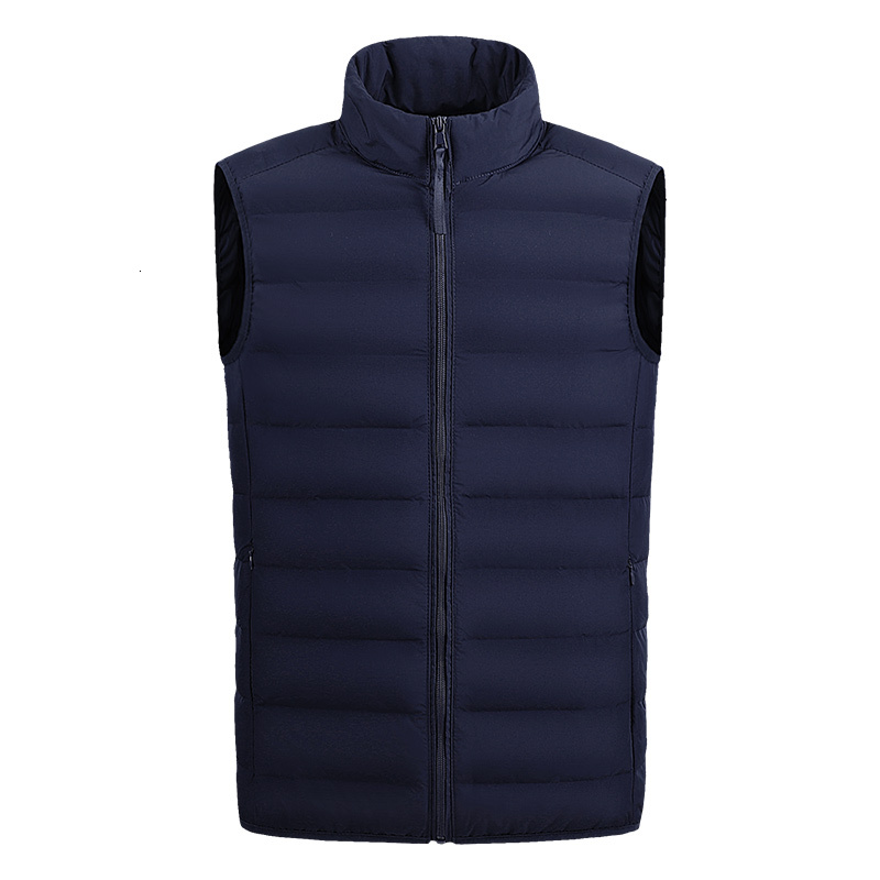 Winter New Brand Sleeveless Duck Down Jacket Warm Waterproof Vest Coat Men Casual Lightweight Thicken Waistcoat Man