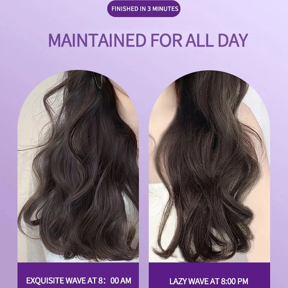 Wavy Hair Curlers Curling Iron Wave Volumizing Hair Lasting Styling Tools Egg Roll Head Waver Styler Wand Curling Irons 36mm 250206