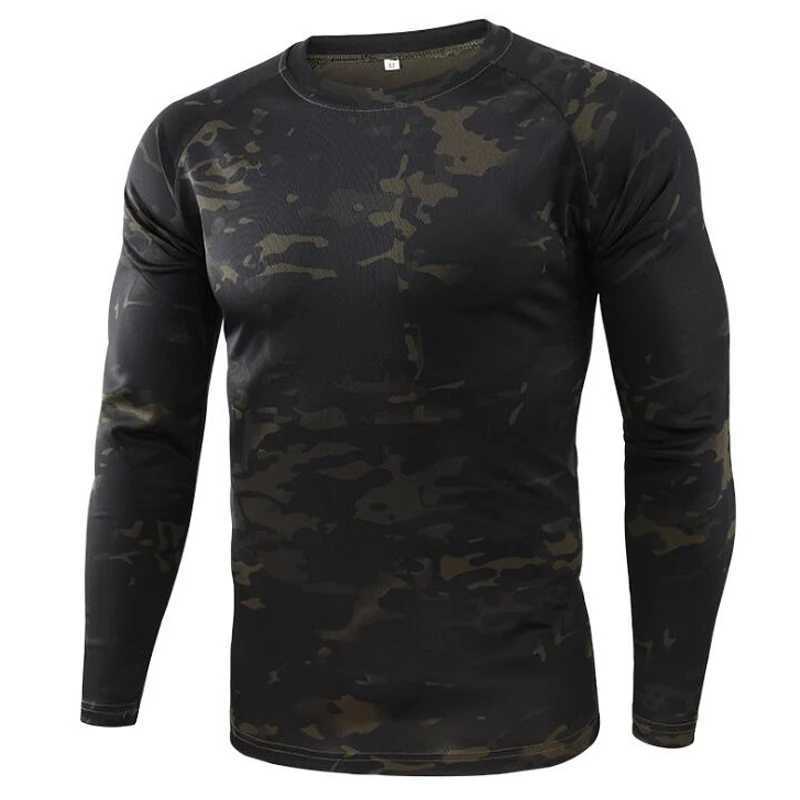 New Simple And Stylish Camouflage 3D Print T-Shirt Men Women Solid Long Sleeve T Shirts Oversized Harajuku Tees Top Kid ClothingX240919