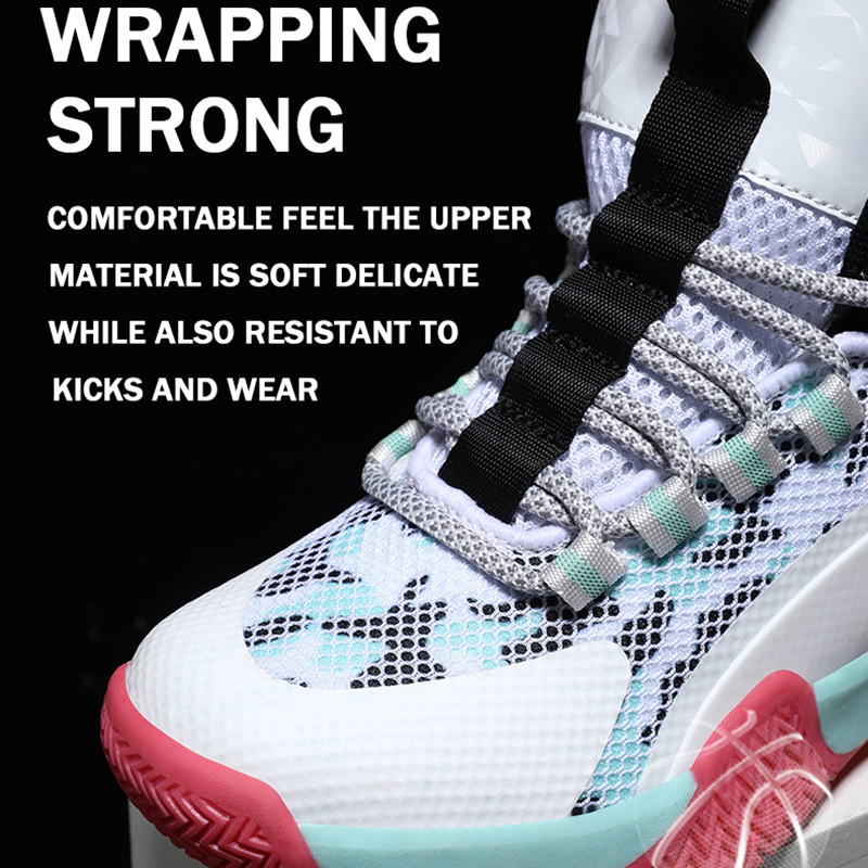 Lynjacye Small Size 31 32 Basketball Sneakers High-Top Sport Shoes Outdoor Boys Girls Training Zapatos De Mujer Tendencia