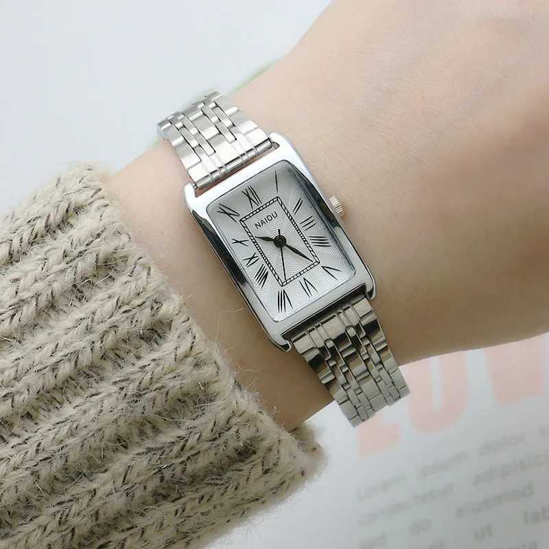 2024 New Women Watch Light Luxury Brand Stainless Steel Ladies Business Watches Female Student Fashion Quartz WristwatchesX240920