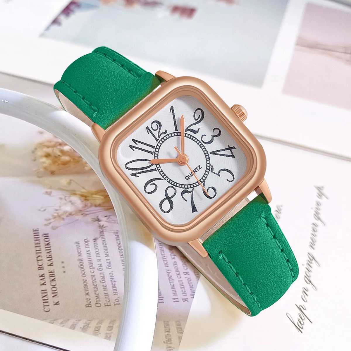 Womens Watches Pu Leather Clock Ladies Wristwatch Quartz Watch For Women Festival Gift Reloj Mujer relogio femininoX240920