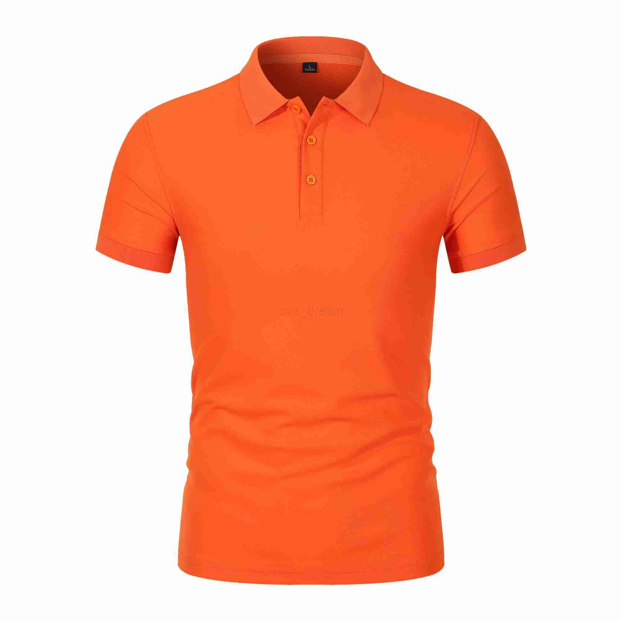 Mens Lapel Summer Short Sleeved Polos Shirt Casual Ribbed Breathable High-Quality Top Loose Fitting Work Clothes shirts for menXJ240920