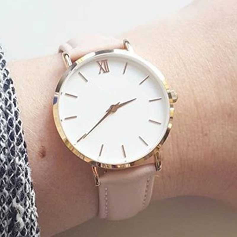 Relogio Feminino Fashion Simple Watches Women Casual Ladies Watches Leather Band Quartz Wristwatches Cheap Price DropshippingX240920