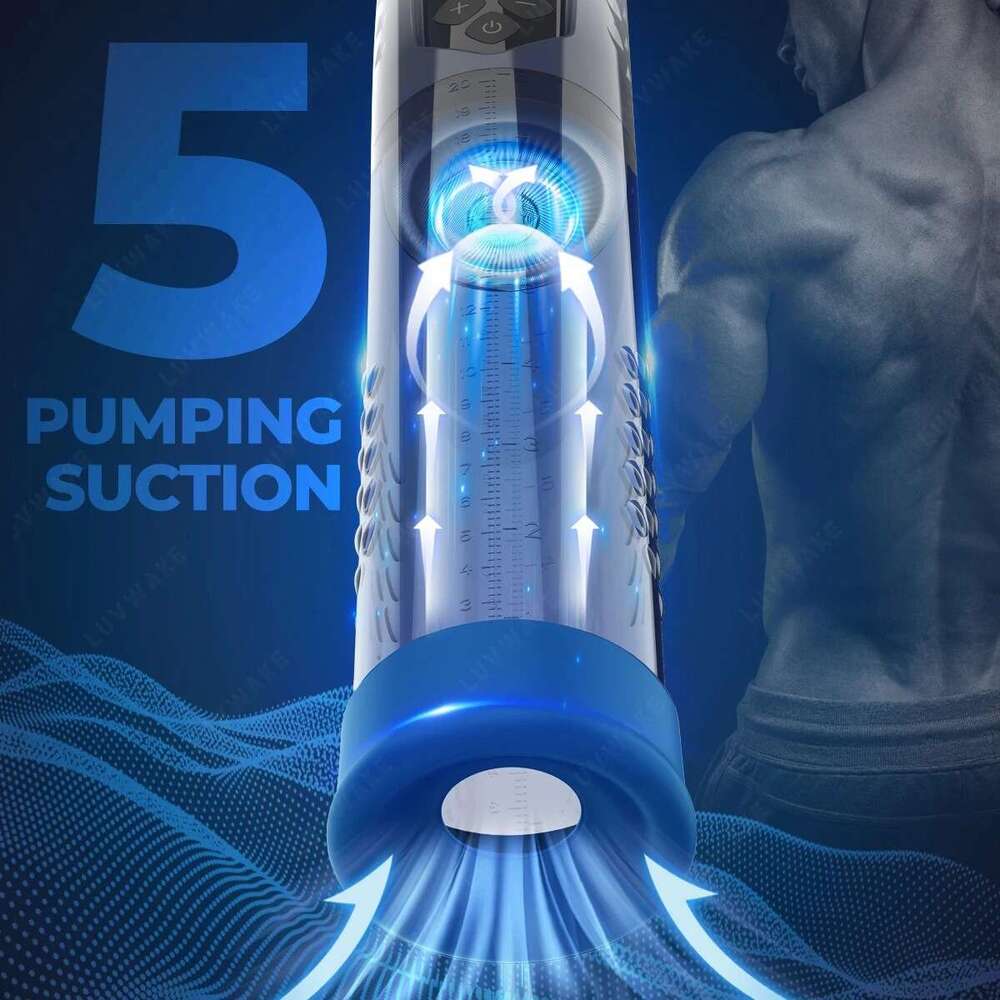 LOVE Electric vacuum negative pressure penis trainer men's hydrotherapy workout equipment has vibration and tension effects