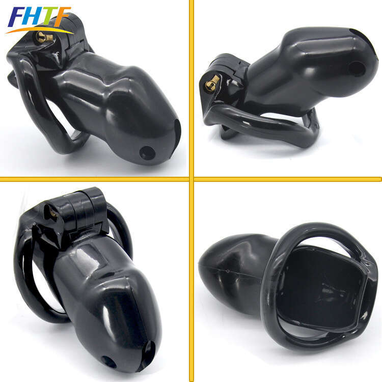 V2 100% Resin Material Plastic Cock Cage Male Chastity Device