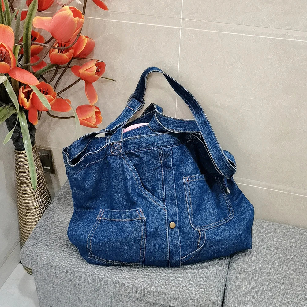 Womens casual denim bag ner handbag cross body y shopping Bolsos Para Mujer 240919