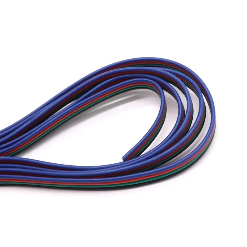 Lighting Accessories 2 3 4 5 6 Pin Extension Wire 22AWG Connector Cable Cord 100m per rolls For RGB RGBW RGBWW SMD WS2812B LED Strip DIY