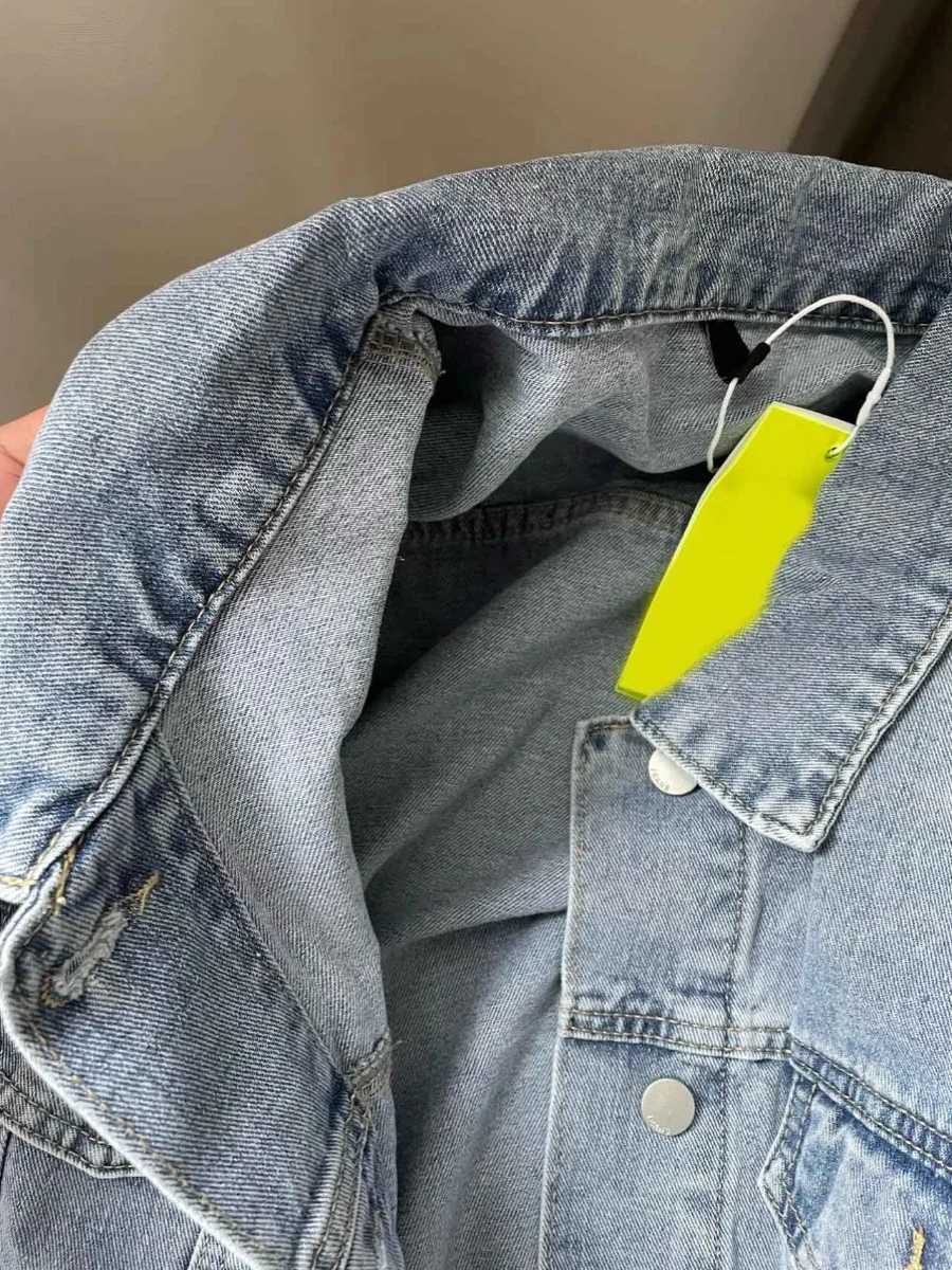 Retro American High Street Blue Denim Jacket Women Autumn Single Breasted Loose Outerwear Female Casual Top CoatX240920