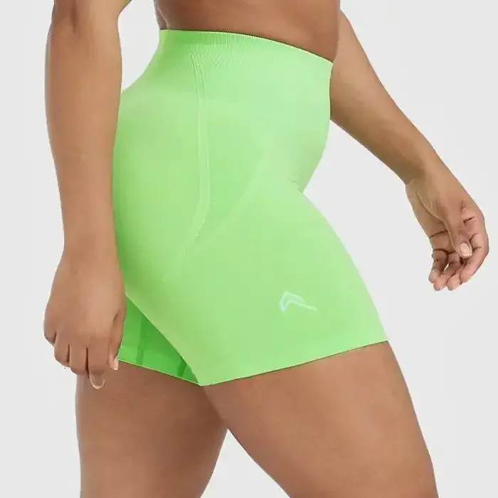 Effortless Seamless Women Stretch Workout Scrunch Bum Leggings Squat Proof Gym Clothing Sports Training Wear Booty Shorts