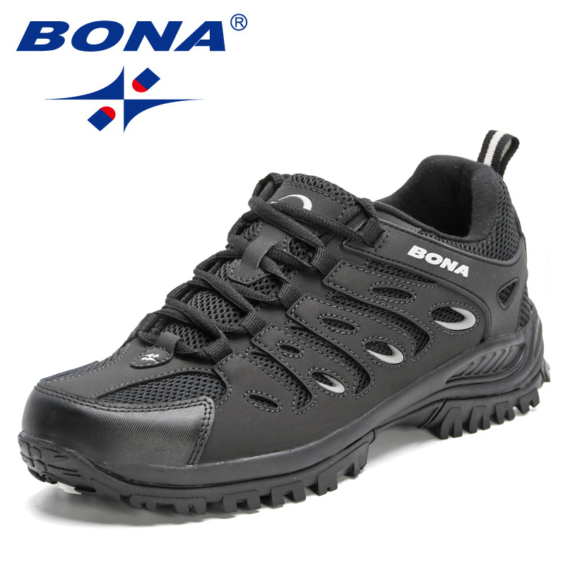 2023 BONA New Designers Non-slip Wear-resistant Breathable Hiking Shoes New Outdoor High-quality Jogging Walking Shoe Men Manscu 5732