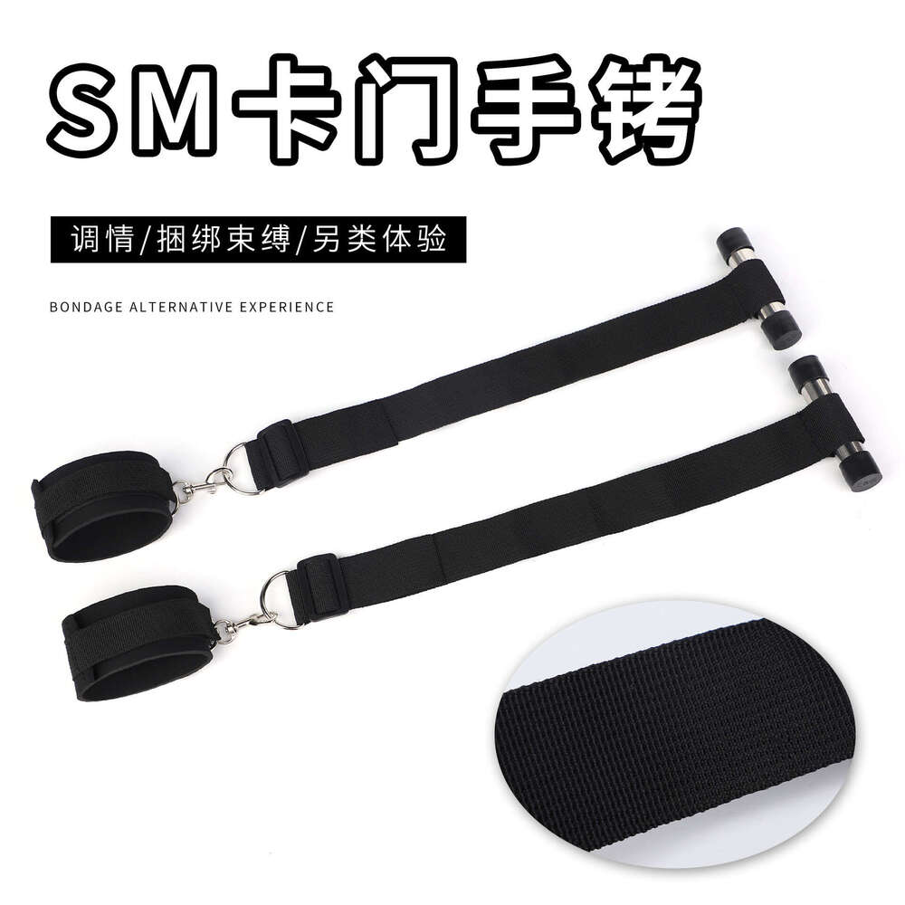 Cross border hot selling SM props portable hanging Carmen sex handcuffs SM bundling training alternative adult products