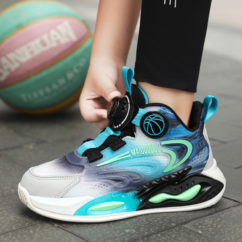 Children Basketball Shoes Boys Sports non-slip Tennis Running Shoes Sneaker for Girls Casual Comfortable Daily School Kids Shoes