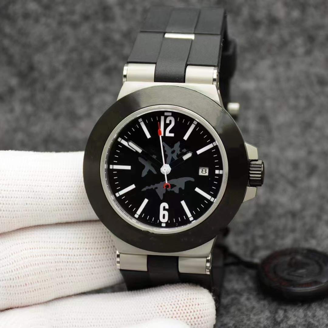 Watches men Aluminum 44mm automatic watch High quality wristwatch, ceramic bezel, sapphire glass holiday gift