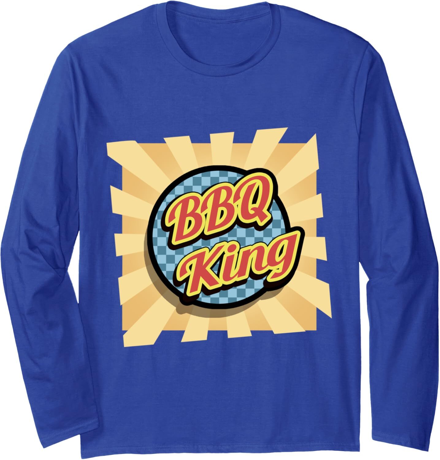 Long Sleeve Shirts for Men sweatshirt BBQ King Funny Grill Cool Meat Grilling Lover Gift Long Sleeve Tee Streetwear Casual tops clothes