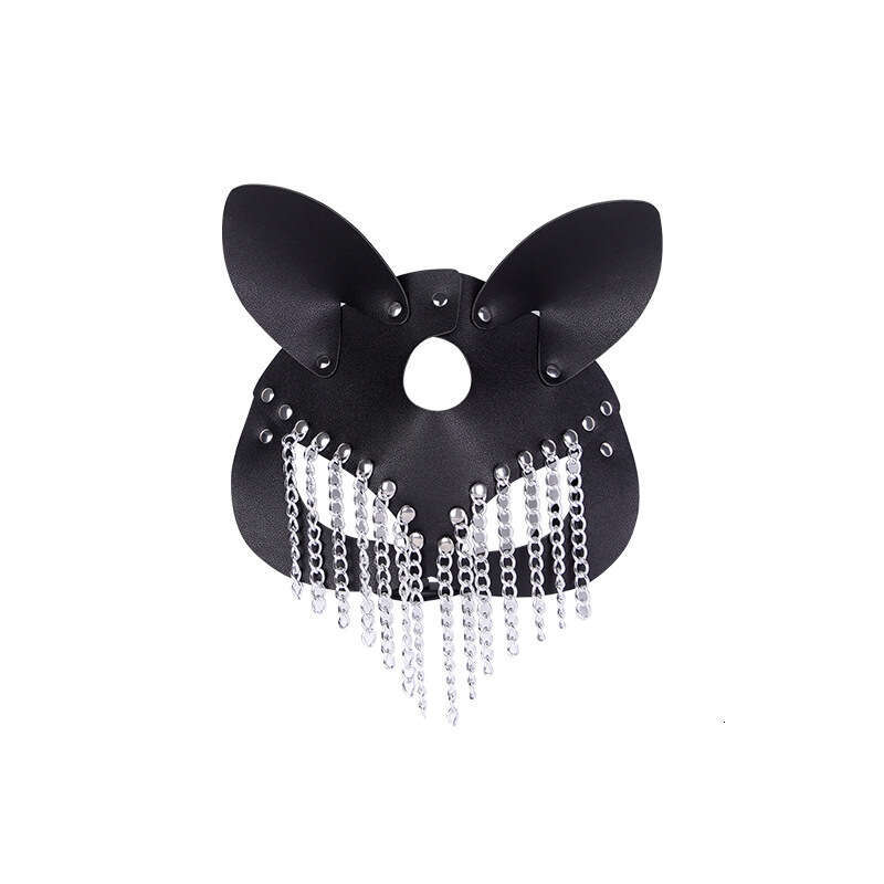 Role Playing Female Sex Adult Products Chain Tassel Fox Mask Teasing Charm Masked Sex Eye Mask