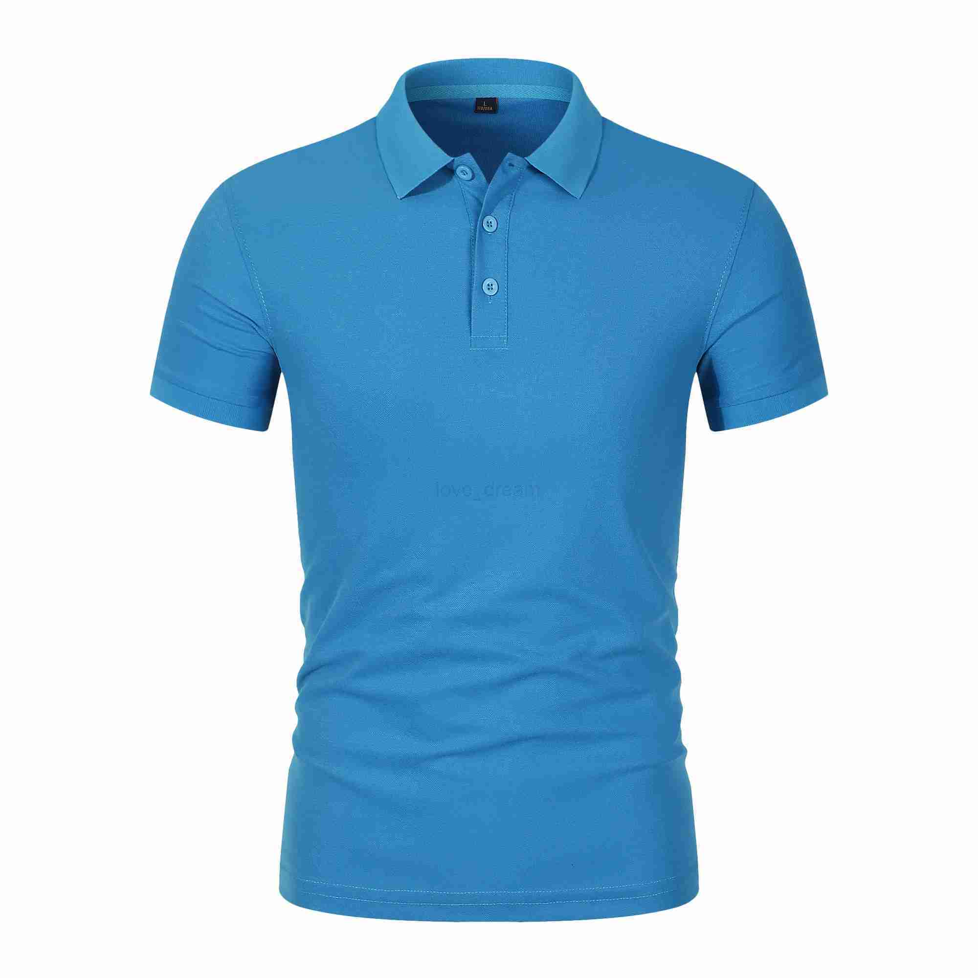Mens Lapel Summer Short Sleeved Polos Shirt Casual Ribbed Breathable High-Quality Top Loose Fitting Work Clothes shirts for menXJ240920
