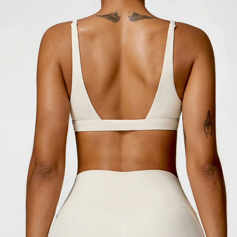 Sports Bra Shockproof Crop Anti-sweat Fitness Top Women Seamless Yoga Push up Sport Gym Breathable Workout Top Soft Underwear 240914