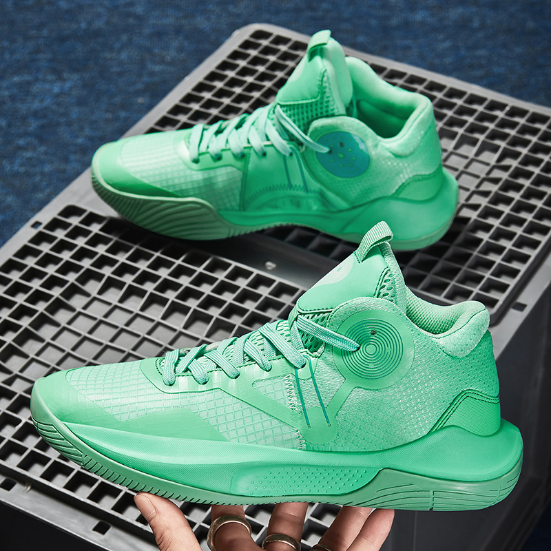 Hniadia High Quality Basketball Shoes Wade Same Breathable Cushioned Sneakers Wear-resistant Non-slip Couple Basketball Boots