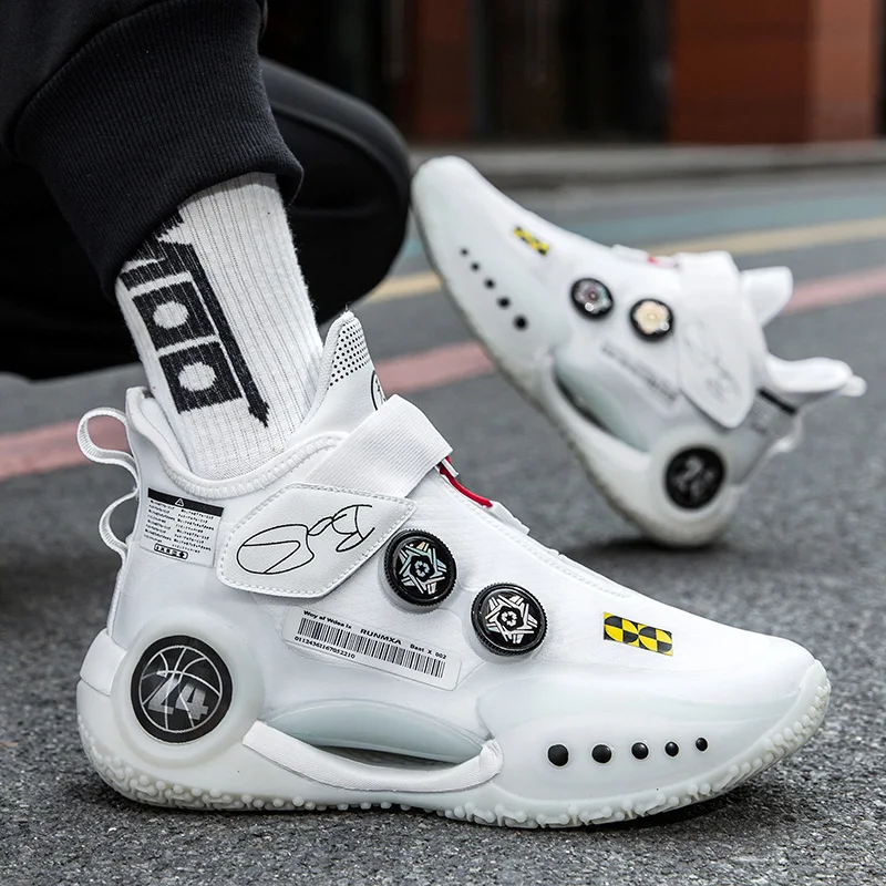 Shoes for Men Adult Outdoor Sports New Style Spring Autumn Basketball Shoes Non-slip Soles Highest Quality Men's Vulcanize Shoes