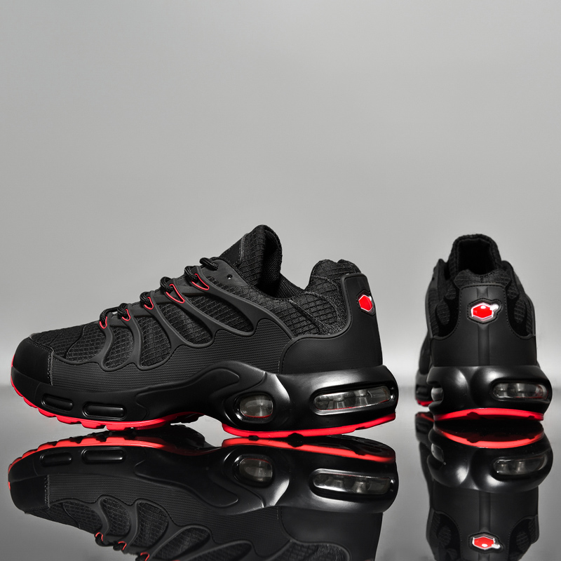 Men Breathable Running Runner Lightweight Knit Mesh Vamp Sneakers Walking Tennis Shoes Male Outdoor Shoe 2beb