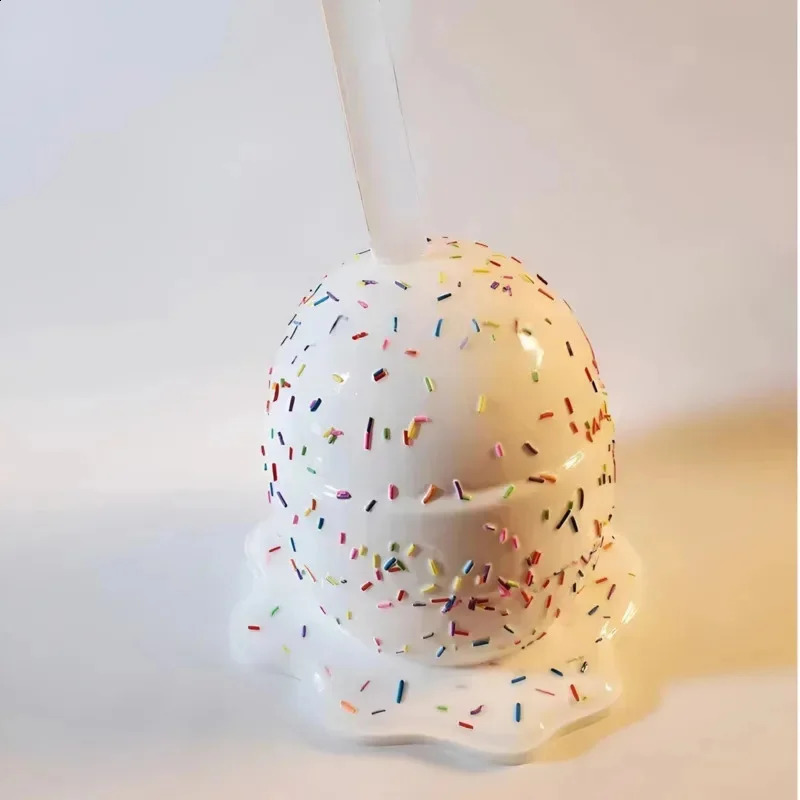 Melting Lollipop Sculpture Creative Art Craft Lollipop Miniature Decoration Modern Home Accessory Home Desktop Decor Kid Gift 240920
