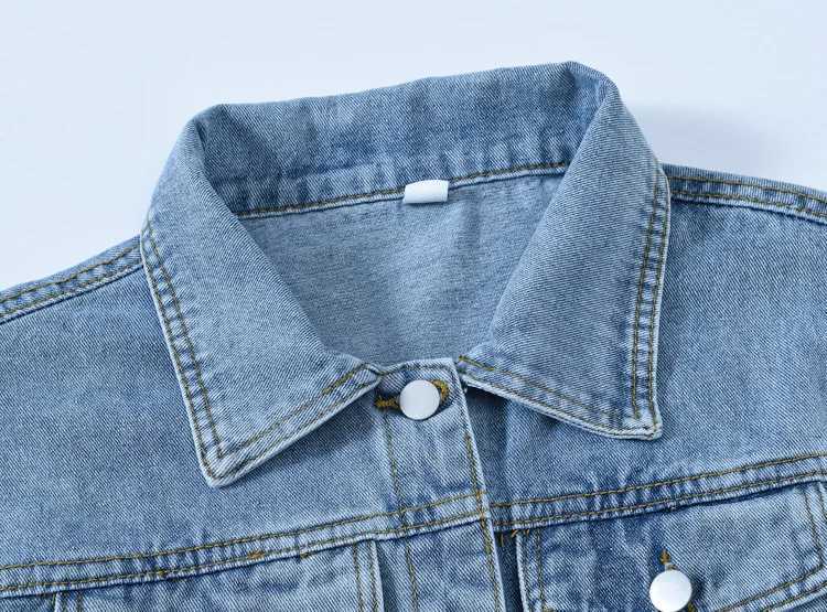 Denim Woman Jacket Winter 2024 Oversize Jean Jacket Long Sleeve Turn-down Collar Female Outerwear Fall Loose Korean FashionX240920