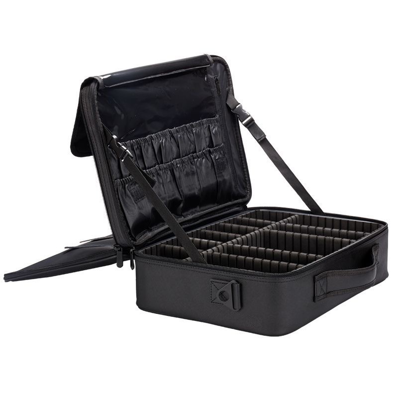 2023 PU Leather Cosmetic Bag Professional Large Capacity Waterproof Travel Toiletry Makeup Bag For Women
