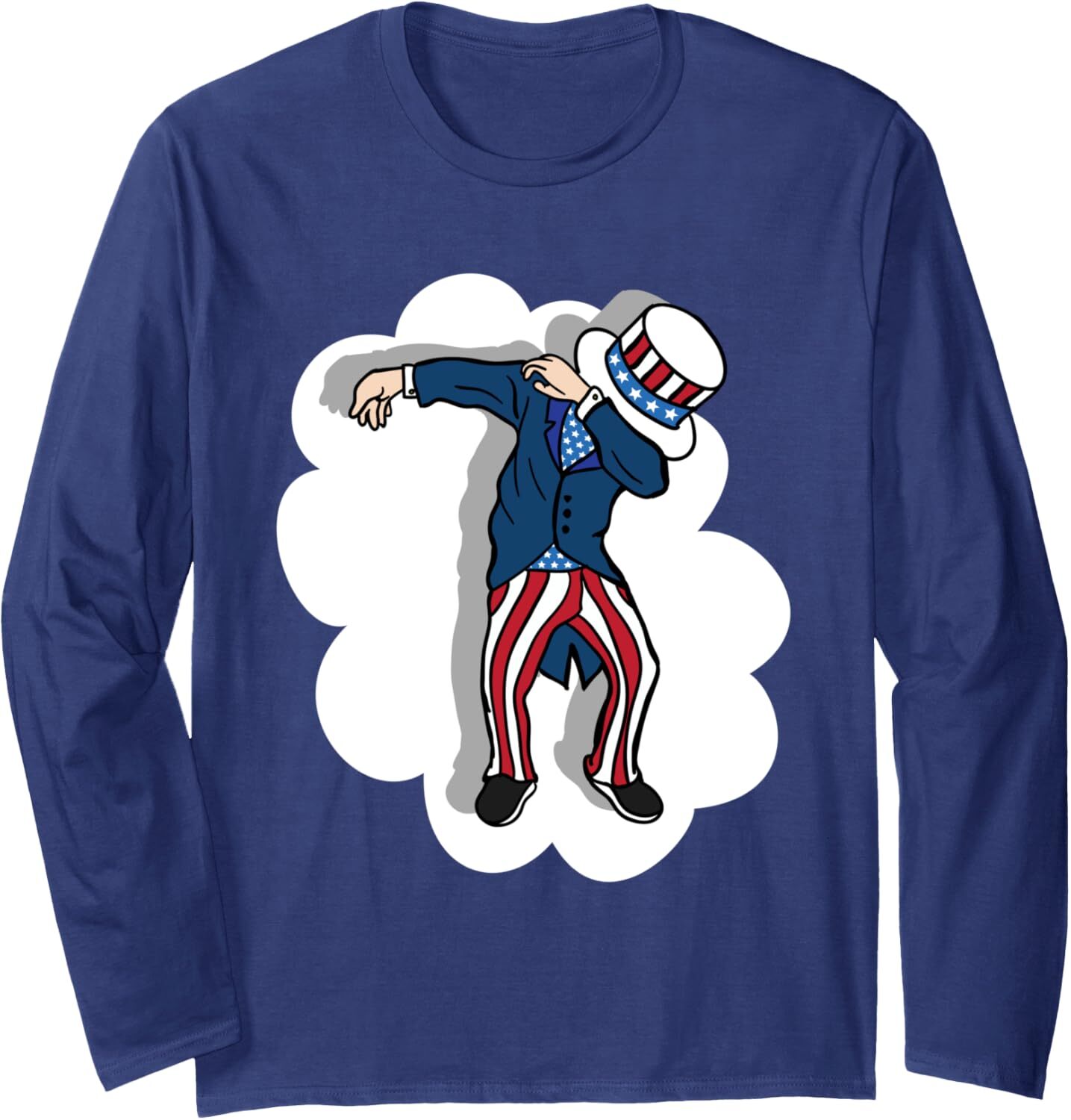 Long Sleeve Shirts for Men sweatshirt American Dabbing Funny Cute Dab Dance Lover Gift Long Sleeve Tee Streetwear Casual tops clothes