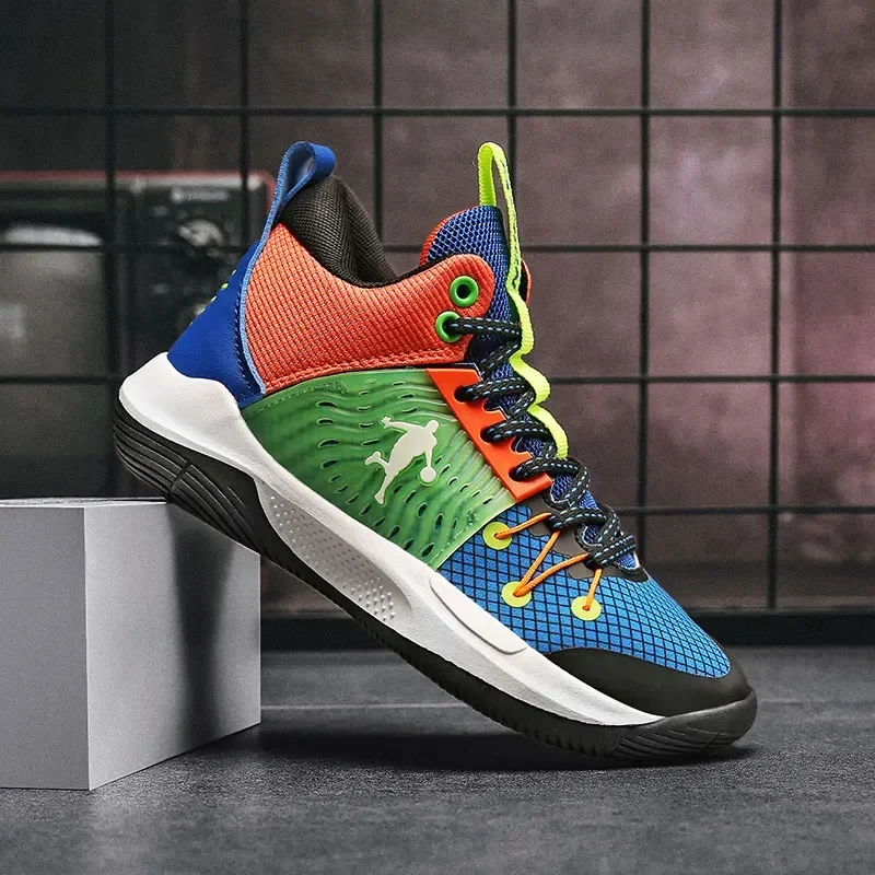 Vanmie 2023 Basketball Shoes Fashion Sneakers for Kids Boys Basket Shoes Comfort Sport Sneakers Children's Training Sneakers