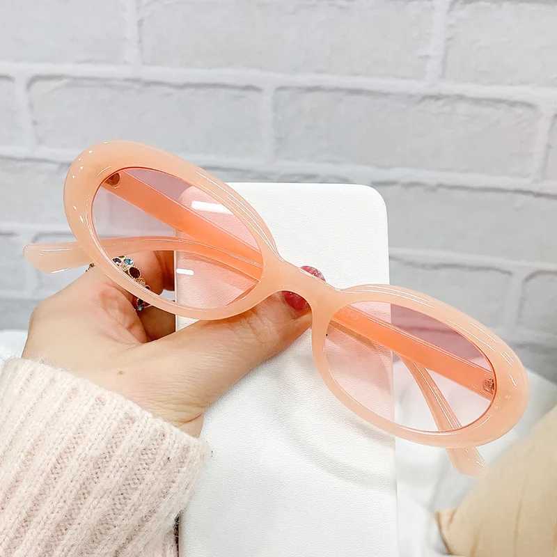 DYTYMJ Small Frame Round Sunglasses Woman 2022 Retro Shade for Women Sunglasses Trend Oval Sunglasses Hip Hop Gafas De Sol MujerX240920