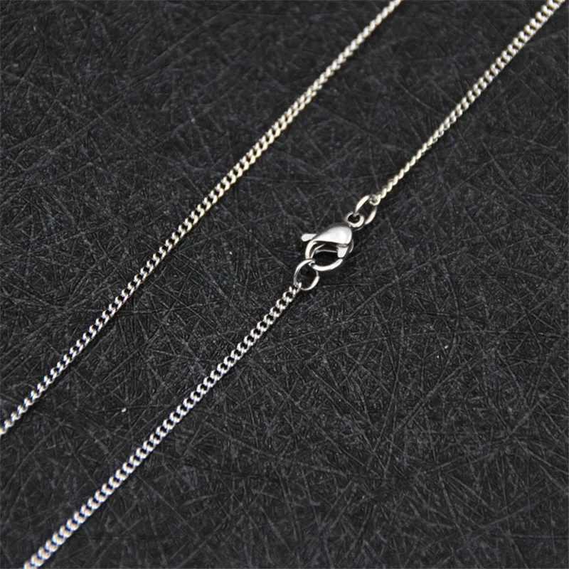 Wholesale Price Width 1.9/2.3MM Stainless Steel Side Chain Necklace Fit Pendant Fashion Gift Jewelry For Men and Women 45-60CMX240919