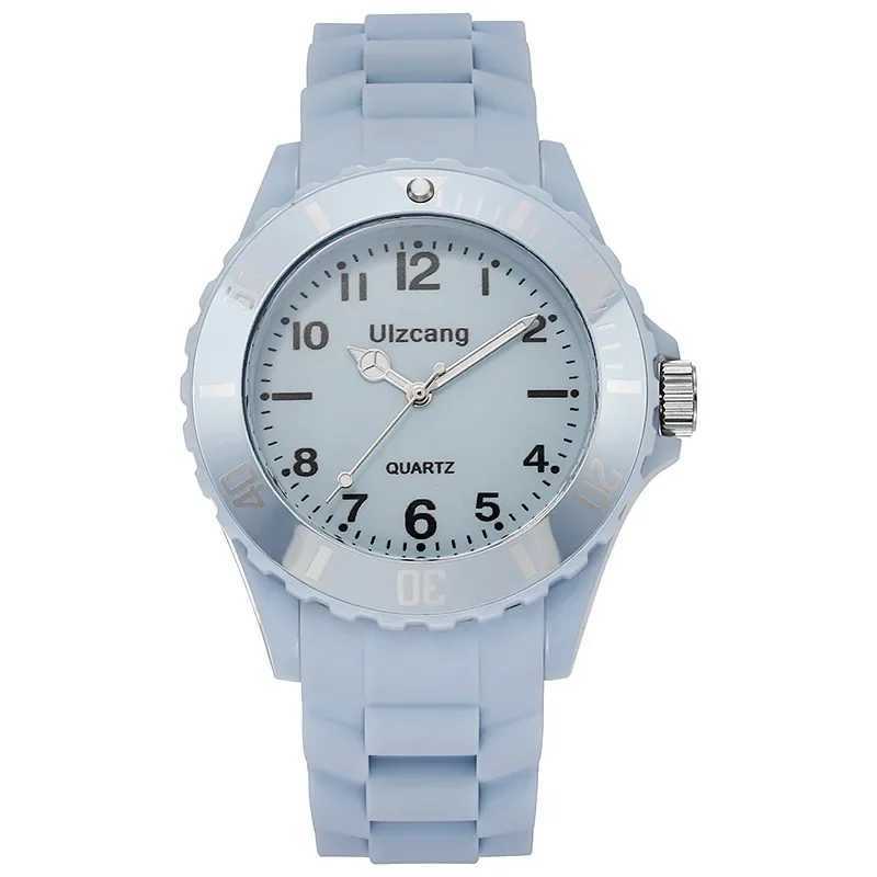 Fashion Casual Watches Silicone Lady Quartz Watch Candy Color Student Female Classic Vintage Girls Clock Student WristWatchesX240920