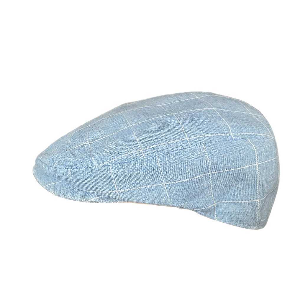 Spring Summer Linen Newsboy Cap New White Gray Yellow Breathable Beret Mens Women Literary Retro Hat England Hats Male Hats 47X240919