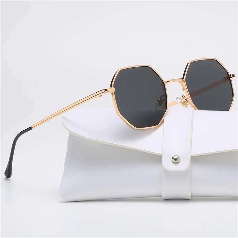 Polygon Metal Sunglasses Vintage Frame For Women Sunglasses Men Luxury Brand Design Sun Glasses Women Mirror Gafas De Sol Uv400X240920