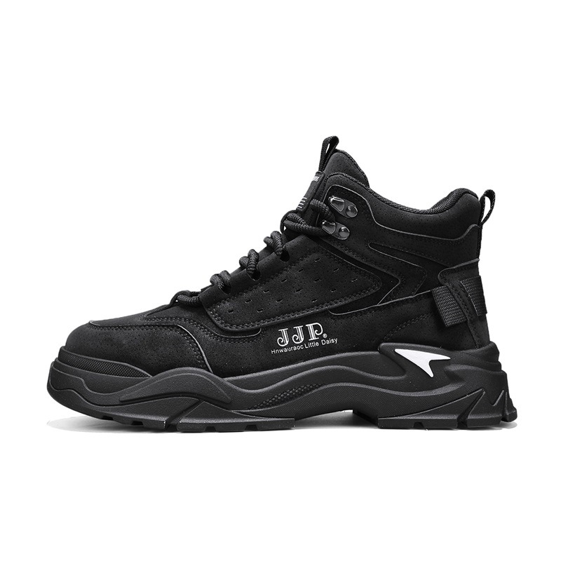 New autumn workwear boots Men's retro British outdoor sports shoes Thick soled and durable hiking shoes
