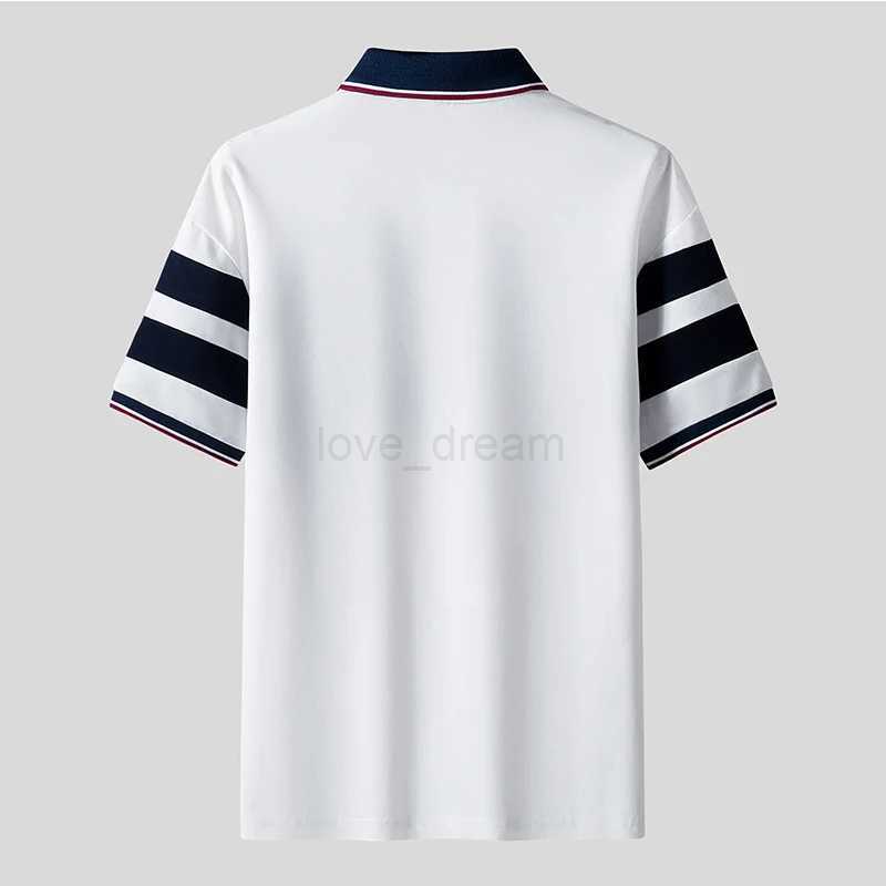 Summer Business Casual Polo Shirts Men Fashion Breathable Luxury Short Sleeve Polos Men High Quality Tops Men Clothing XJ240920