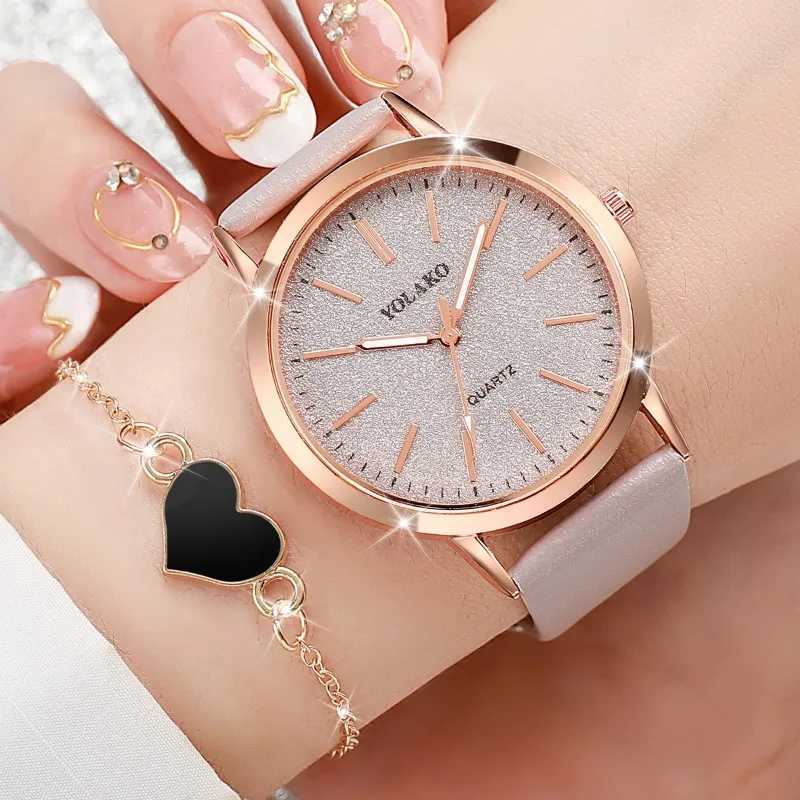 Womens Watches Brand Luxury Fashion Ladies Watch Leather Watch Women Female Quartz Wristwatches Montre Femme Relojes Para DamasX240920