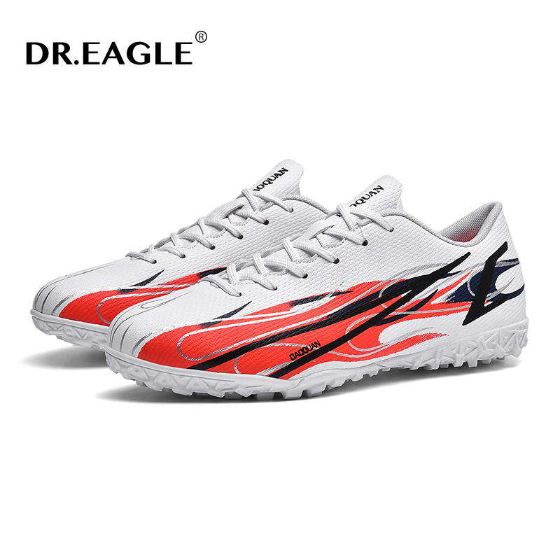 DR.EAGLE Soccer Shoes TF/FG Men Sports Shoes Youth Professional Training Football Boots Futsal Shoes Sneakers Man Soccer Cleats