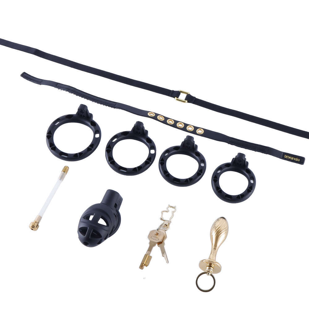 Rattlesnake BDSM Cock Cage Wearing plug Support Belt Catheterize Captivity Penis Chastity Cage For man