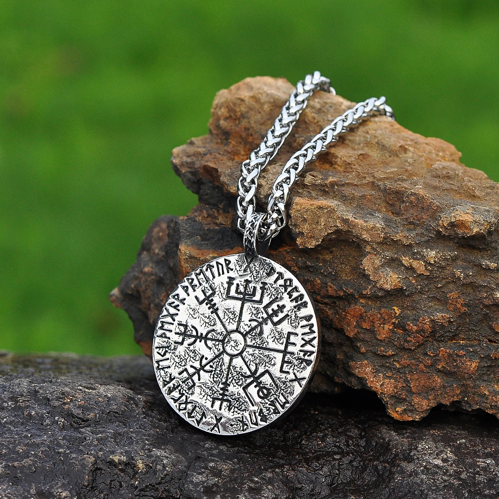 Original Design Stainless Steel Viking Jewelry Norse Goddess Hel Amulet Necklace 240910
