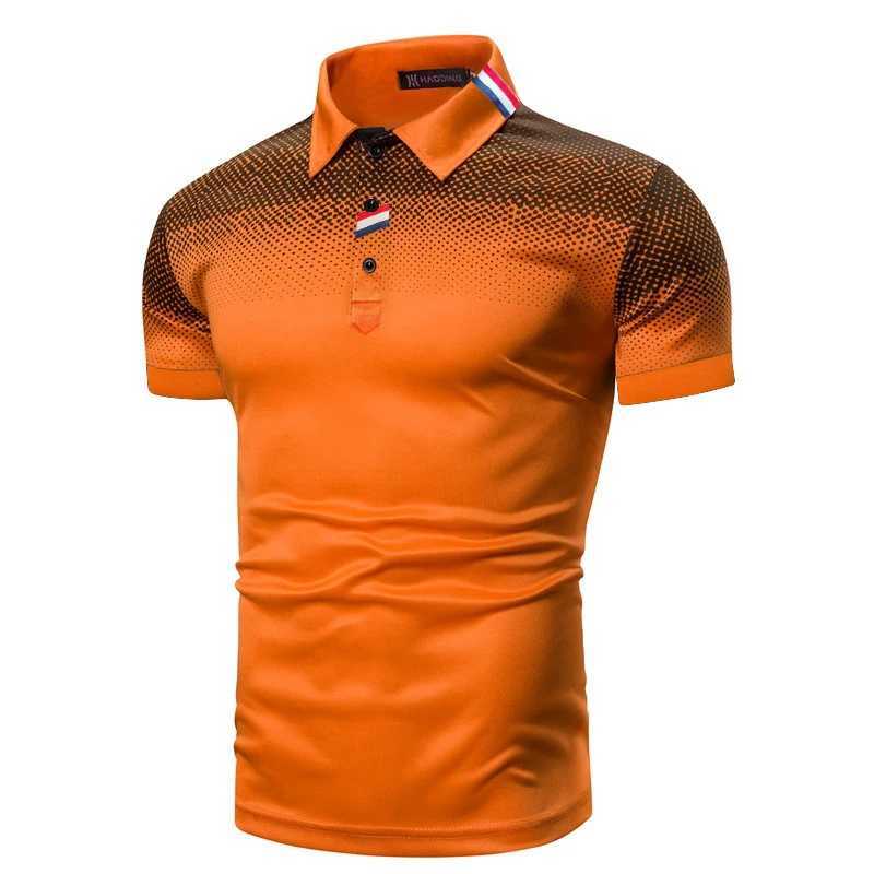 Summer Men Casual Short Sleeve Lapel Polo Shirt .X240920