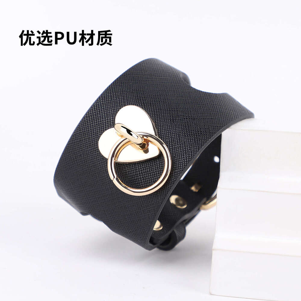 Sex toys SM props Double buckle Love sex handcuffs Binding handcuffs SM Alternative adult products hair replacement