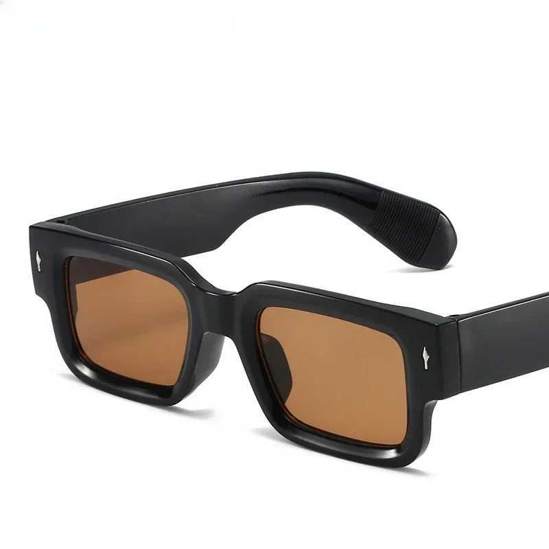 Vintage Men Sunglasses Fashion Original Square Luxury UV400 Protection Eyewear 2024 New Trendy Brand Design Womens Shades LentesX240920
